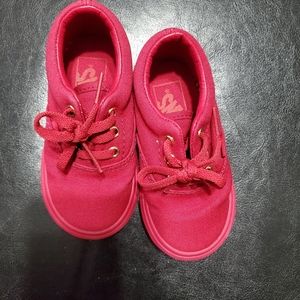 KIDS Vans Red